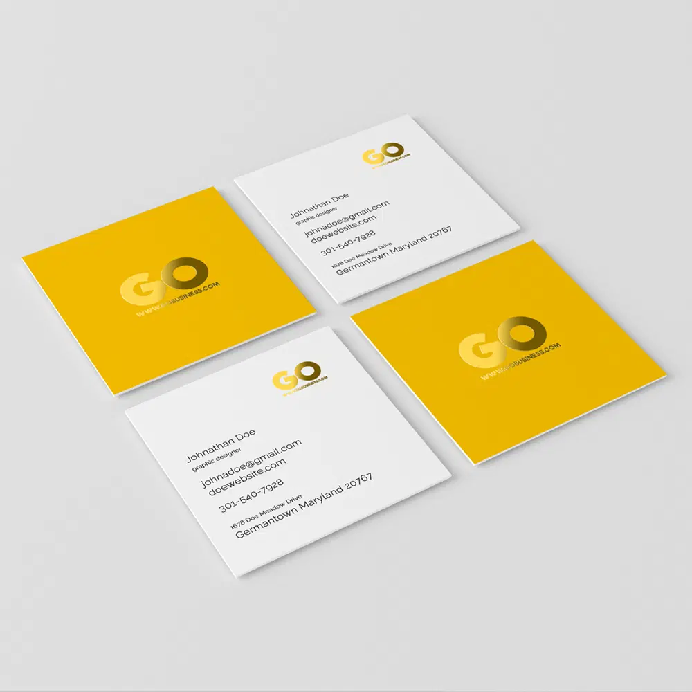 Square Business Cards - Super Printers Laguna Hills