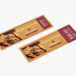 Tickets - Super Printers Laguna Hills